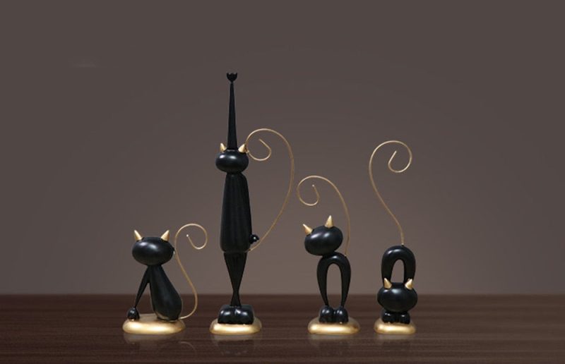 Abstract Golden Ear Cat - Image 6