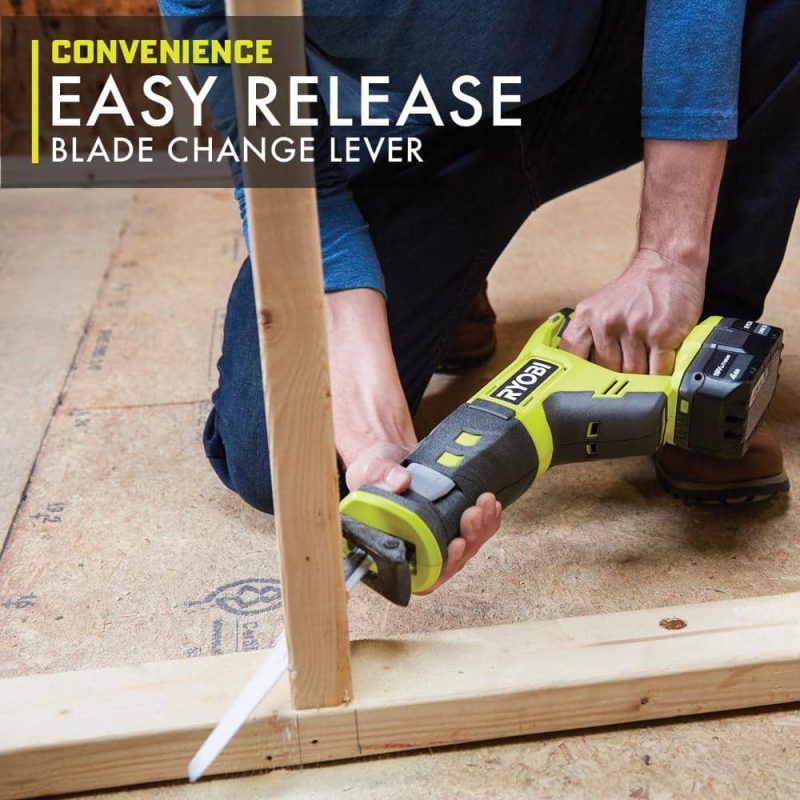 RYOBI ONE+ 18V Cordless 6-Tool Combo Kit with 1.5 Ah Battery, 4.0 Ah Battery, Charger with Jig Saw PCL1600K2-P5231 28324924 - Image 7