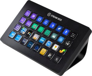Elgato – Stream Deck XL Wired Keypad with Back Lighting – Black