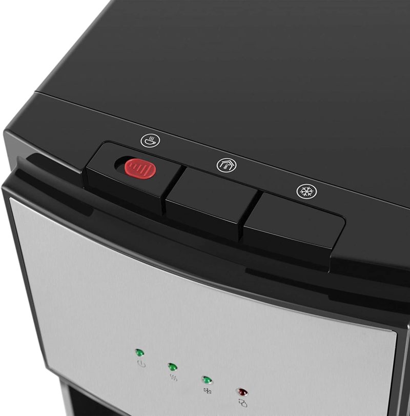 5 Gallon Water Dispenser Bottom Loading Hot Cold Water Cooler Stainless 3 Temperature Spouts - Image 5