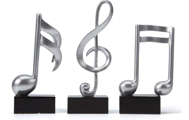3pcs Music Note Musical Modern Figurine Decor Gift Statue Sculpture for Table Centerpiece Craft Shelf Room Decor - Image 7