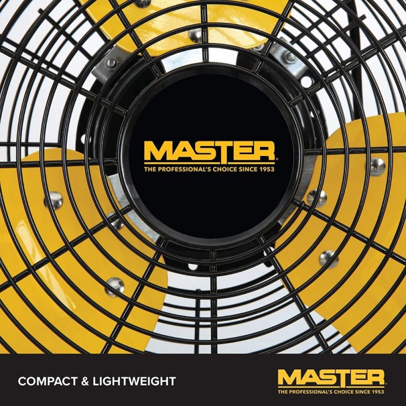 Master 20′′ High Velocity Floor Fan, Direct Drive, 3 Speeds, All-Metal Construction - Image 5
