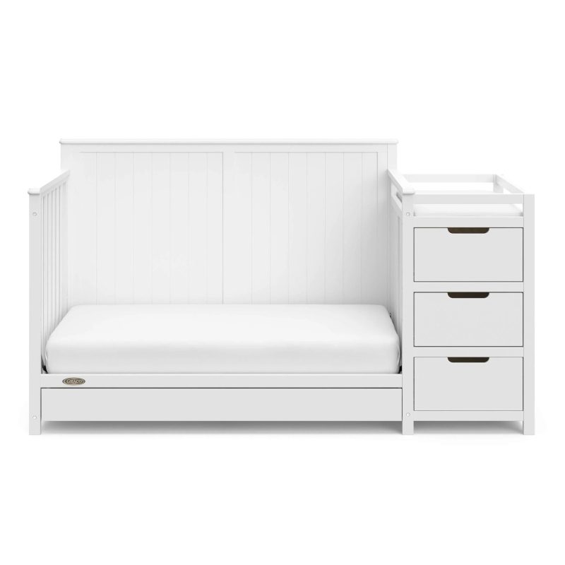 Graco Hadley 5-in-1 Convertible Crib and Changer with Drawer - Image 5
