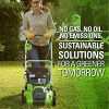 Greenworks 40V Cordless Lawn Mower, 16′′ Deck, 4.0Ah Battery & Charger Included, Lightweight, 5-Position Height Adjustment - Image 2