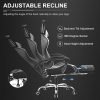 GTPLAYER Gaming Chair, Computer Chair with Footrest and Lumbar Support, Height Adjustable Game Chair with 360  -Swivel Seat and Headrest and for Office or Gaming (White) - Image 18