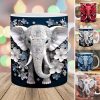 3D Elephant Flowers Mug – Customizable Ceramic Coffee Mug for Animal Lovers - Image 2