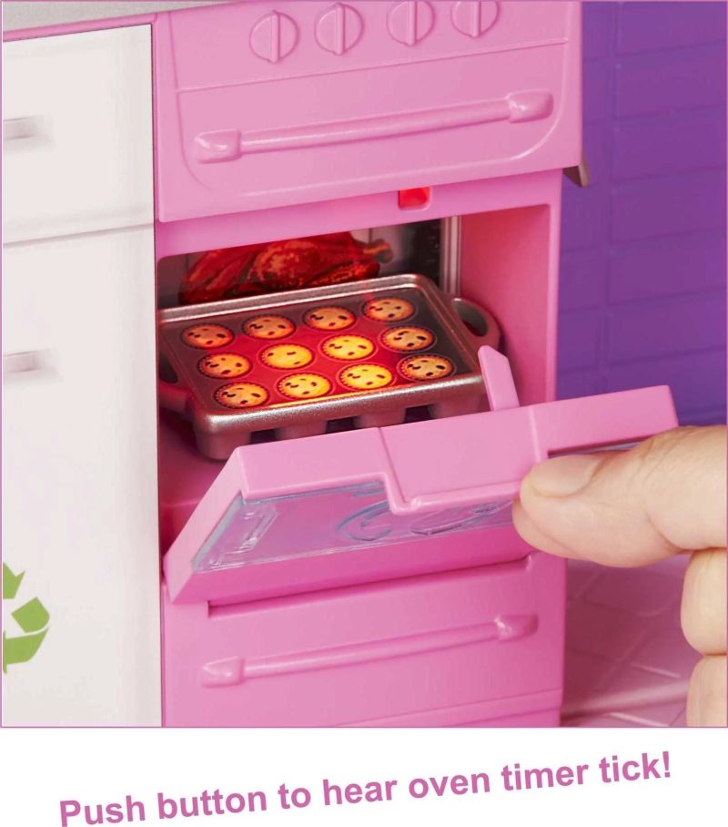 Barbie DreamHouse Dollhouse with 70+ Accessories, Working Elevator, Lights & Sounds - Image 4
