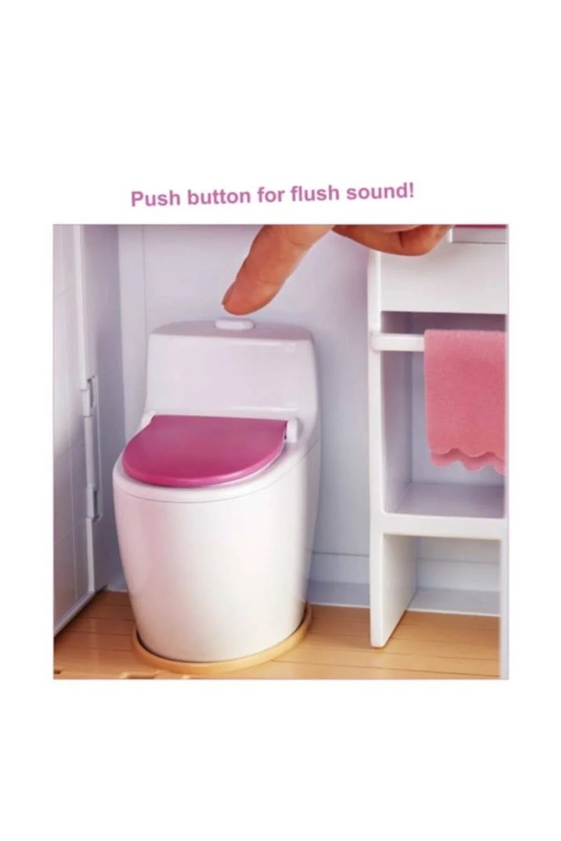Barbie Dreamhouse Dollhouse with Wheelchair Accessible Elevator - MadeInUSA - Image 7