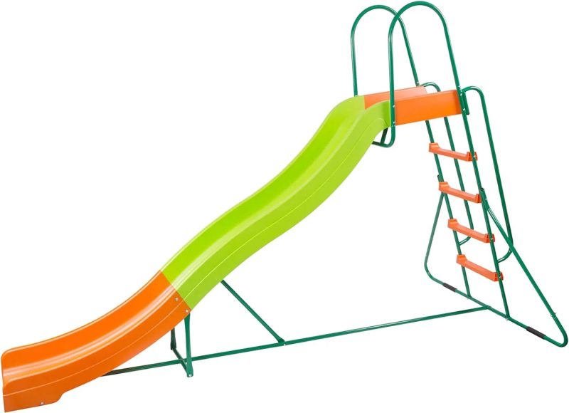 Outdoor Play Set Kids Slide: 10 ft Freestanding Climber, Swingsets, Playground Jungle Gyms Kids Love – Above Ground Pool Slide for Summer Backyard - Image 9