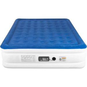 SoundAsleep Products Luxury Inflatable Mattress with Built-in High-Capacity Pump for Family Camping