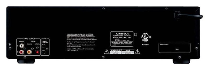 Onkyo – 6-Disc CD Player – Black - Image 2