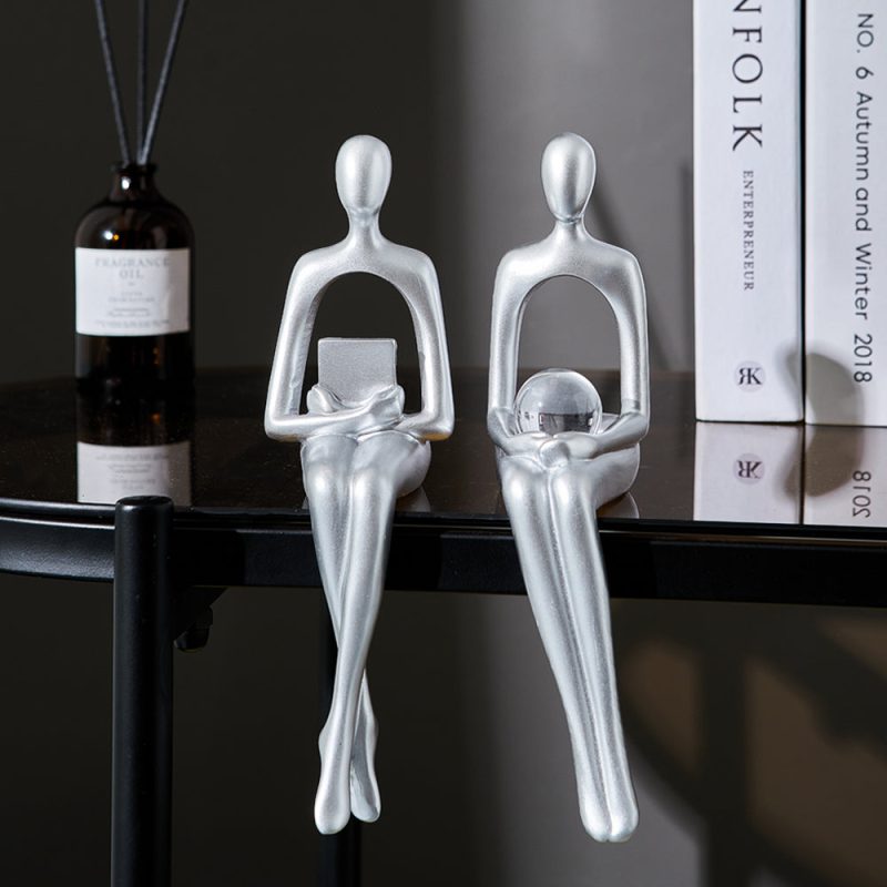 Abstract Bookshelf Decor Figurines - Image 4