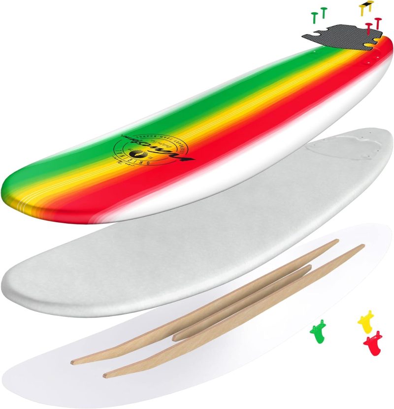 Classic Soft Top Foam 8ft Surfboard - 图片 19