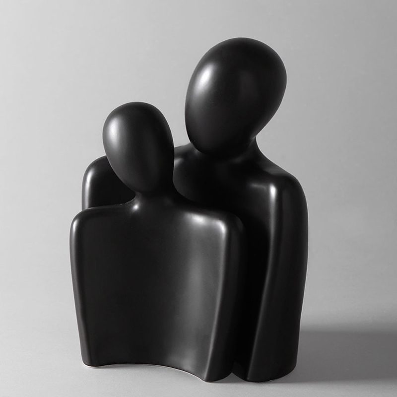 Abstract Ceramic Lover Statues - Image 7