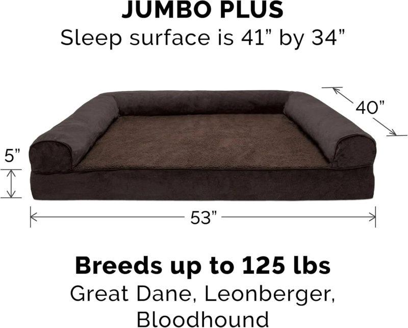 Furhaven Removable Cushion Washable Cover Large Breed Memory Foam Dog Bed - Image 2