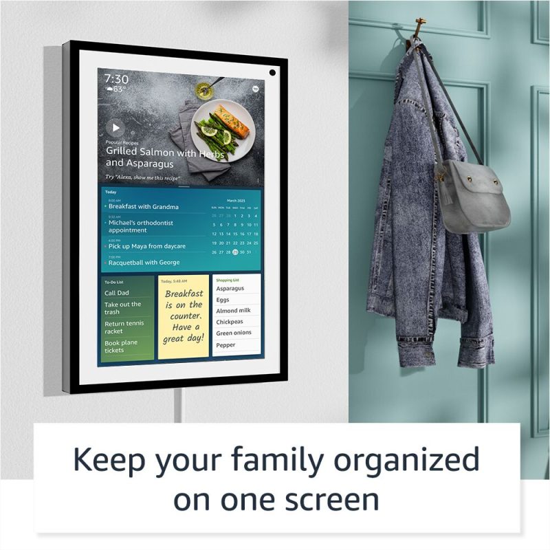 Amazon – Echo Show 15 15.6 inch Smart Display with Alexa and Fire TV – Black - Image 3