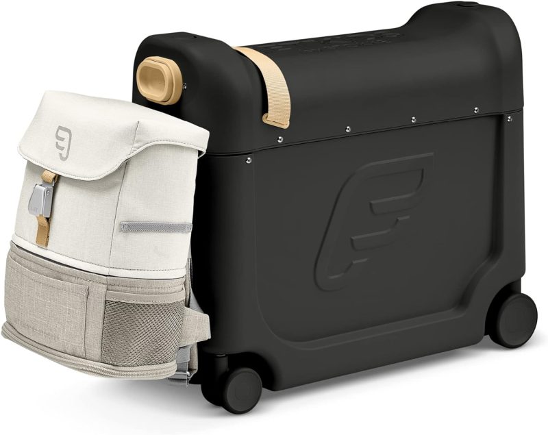 JetKids by Stokke Travel Bundle - Includes Kid Ride-On Suitcase & In-Flight Bed + Crew BackPack - Best for Ages 3-7 - 图片 2