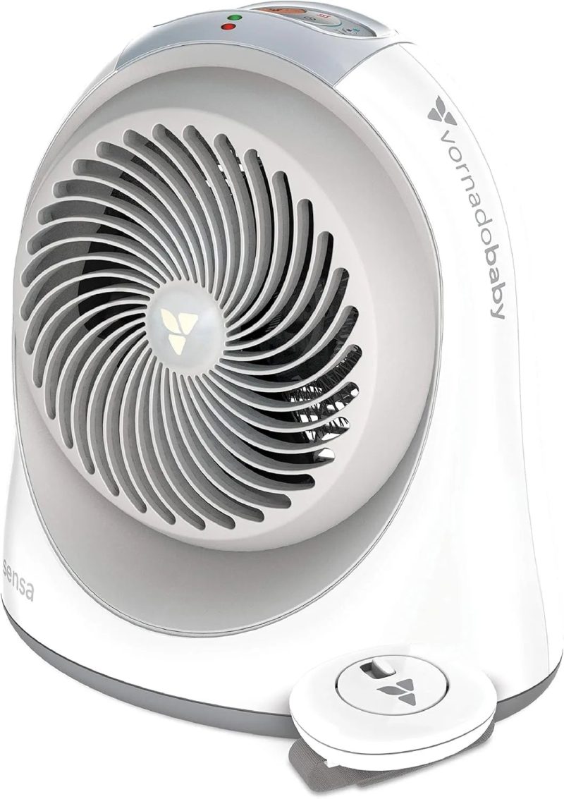 Vornadobaby Sensa Nursery Space Heater - 1200W with Adjustable Thermostat Electric Heater - Image 2
