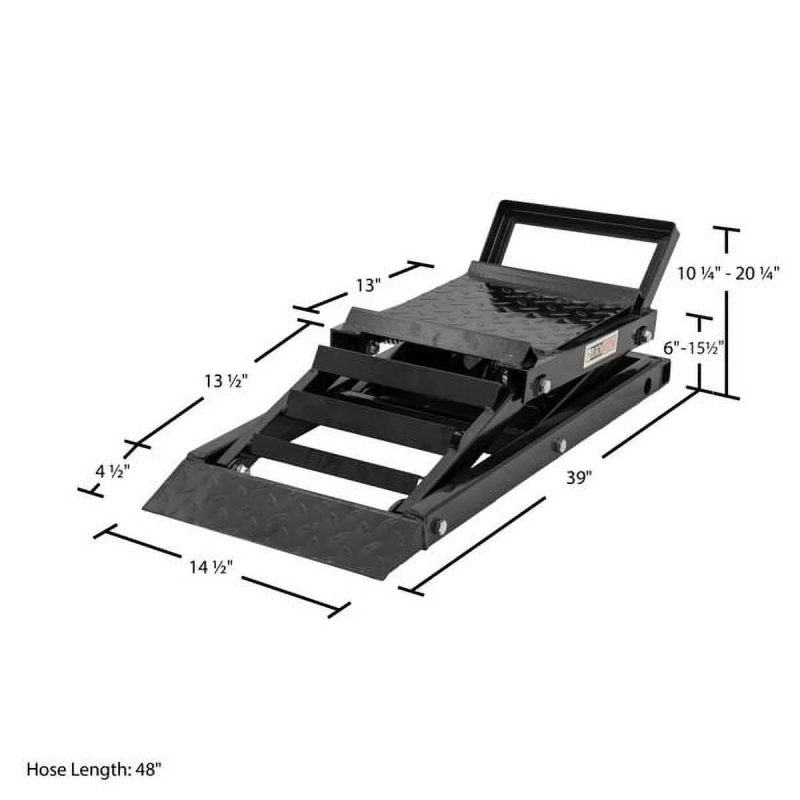 Black Widow Hydraulic Car Lift with Ramp �C 3,000 lb. per pair Capacity - Image 5