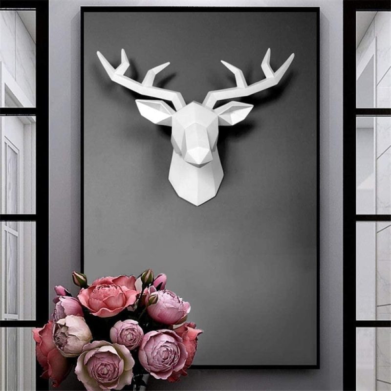 3D Deer Head Wall Statue - Image 5