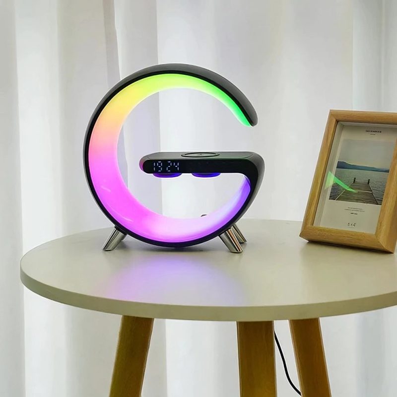4-in-1 Smart Alarm Clock | Mood Light | Bluetooth Speaker | Wireless Charger - Image 6