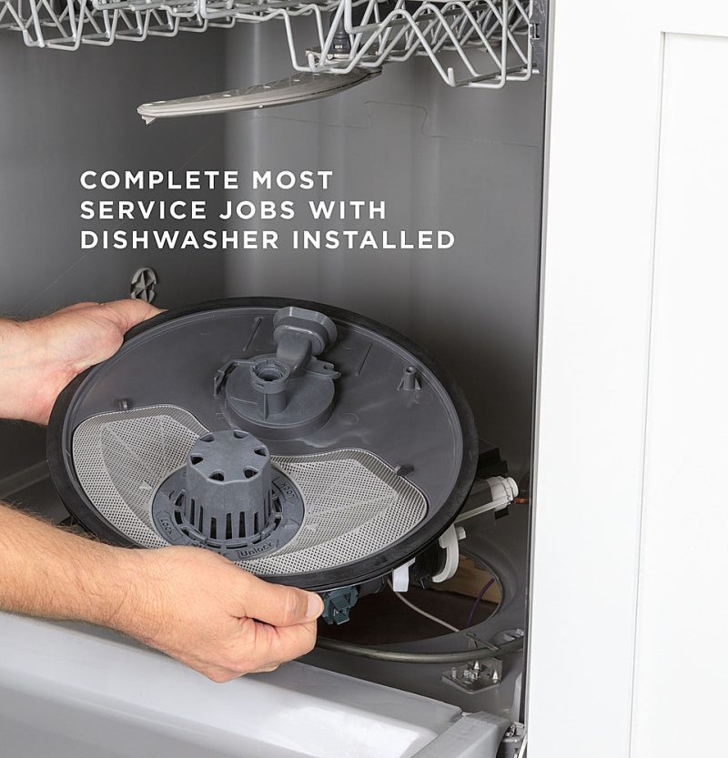 GE – Front Control Built-In Dishwasher with 59 dBA – Stainless steel - Image 12