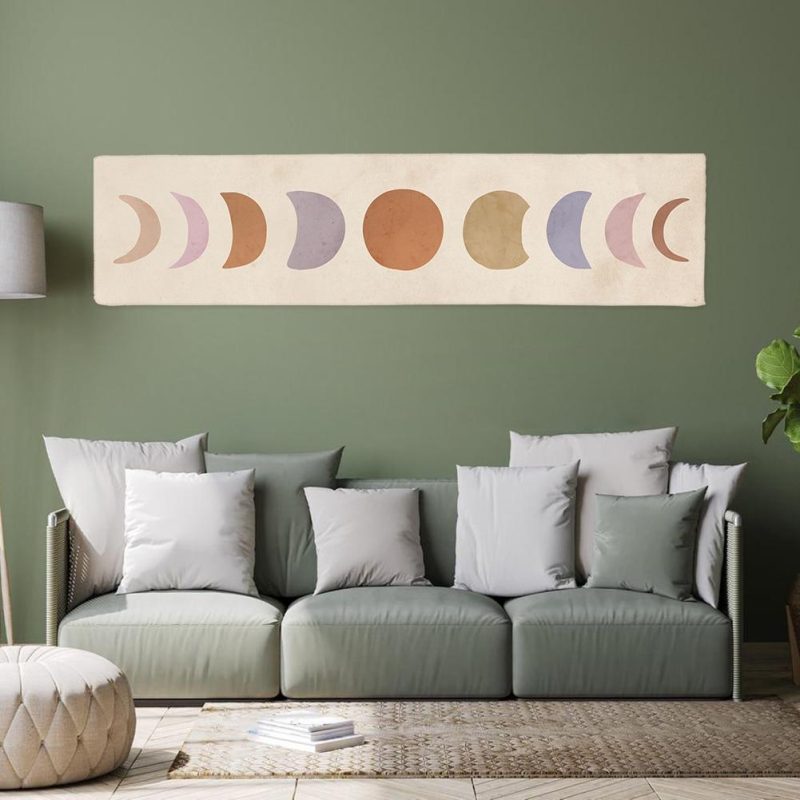 Abstract Moon Phase Wall Art - Image 2