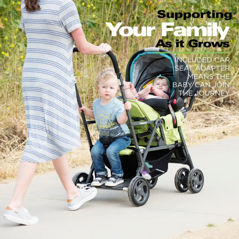 Joovy Caboose Graphite Stroller Appletree - 图片 5