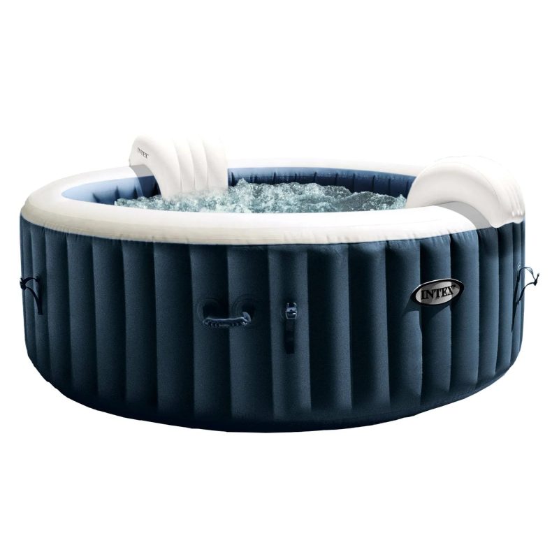 Intex PureSpa Plus Portable Inflatable Hot Tub, 77 x 28", with Phone Spa Tray - MadeInUSA