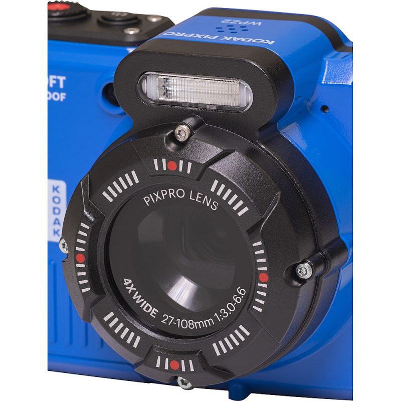 Kodak – PIXPRO WPZ2 16.0-Megapixel Waterproof Compact Camera – Electric Blue - Image 7