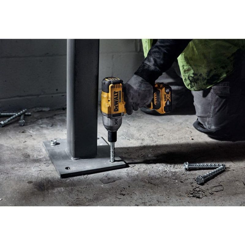 DEWALT 20V MAX Lithium-Ion Cordless 1/2 in. Impact Wrench Kit DCF900P1 - Image 9