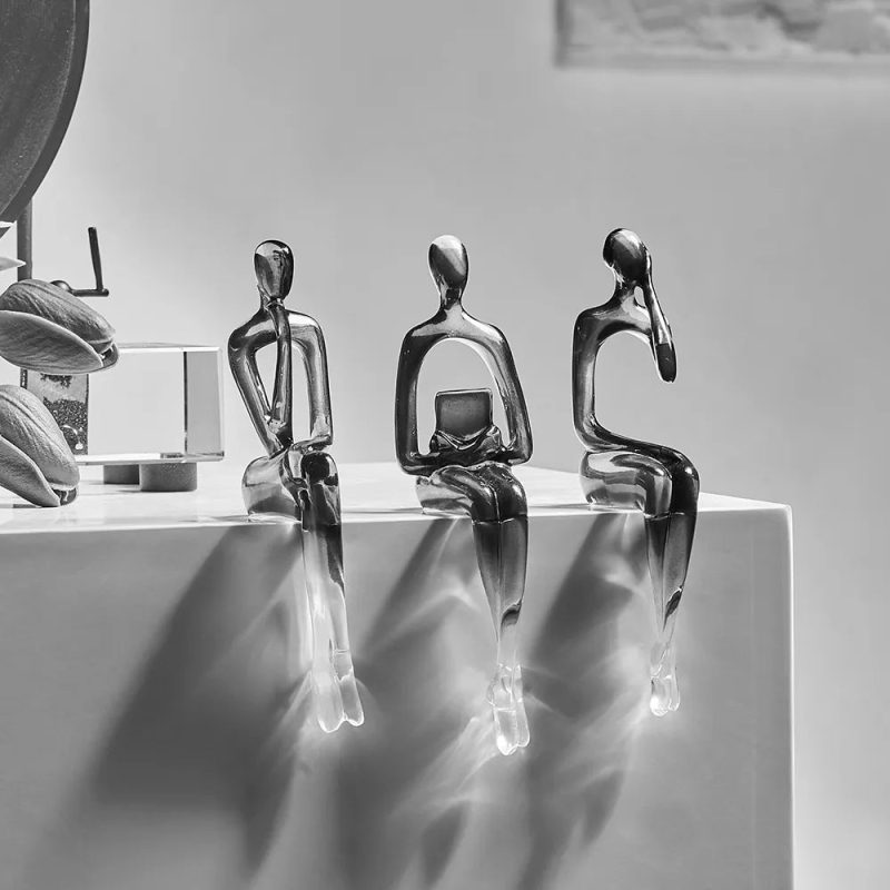 Abstract Bookshelf Display Sculpture - Image 5