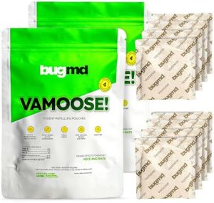BugMD Vamoose Rodent Repellent Pouches (2 Pack  8 Pouches) – Plant-Powered Rat Repellent  Mouse Deterrent  Indoor & Outdoor Mice Repellent  Best Mouse Repellent  Natural Rat & Mouse Repellent