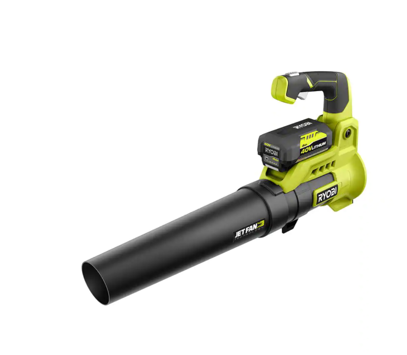 RYOBI RY40451BL 40V Cordless 110 MPH 525 CFM Cordless Leaf Blower and Cordless Leaf VacuumMulcher w 2 Batteries and 2 Chargers - MadeInUSA - Image 9