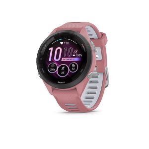 Garmin – Forerunner 265S GPS Smartwatch 42 mm Fiber-reinforced polymer – Black/Light Pink
