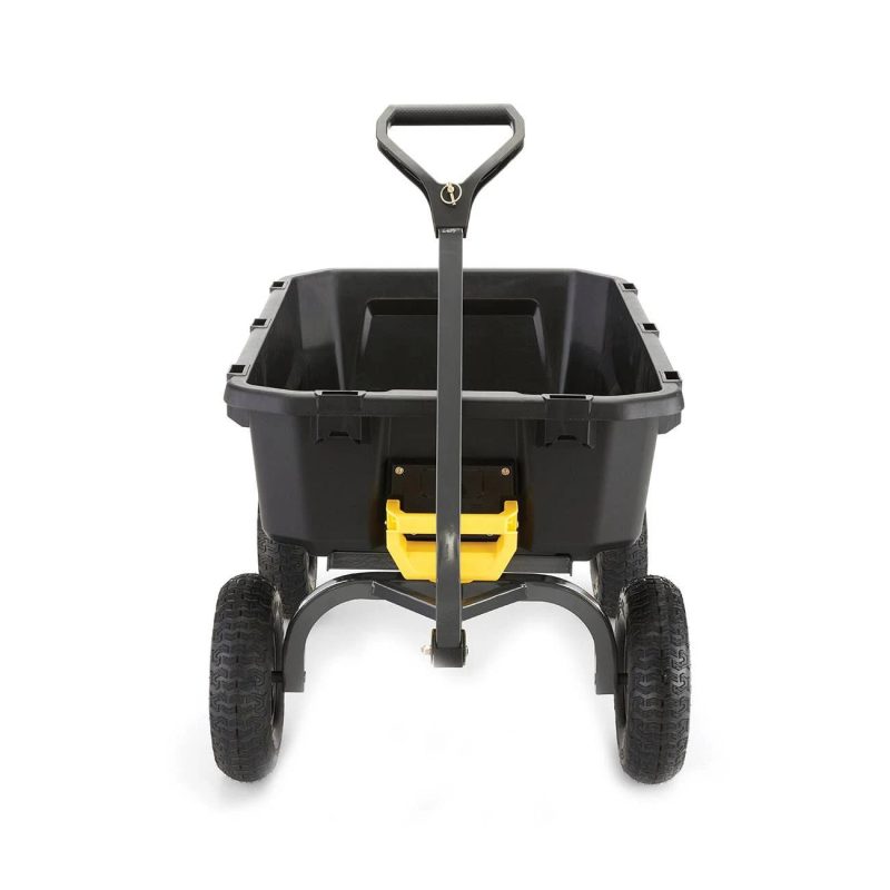 Gorilla Carts 7-cu ft Poly Yard Cart | GCG-7 - MadeInUSA - Image 11