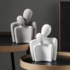 Abstract Ceramic Lover Statues - Image 5