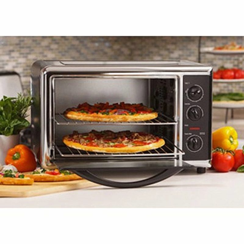 Hamilton Beach Large Capacity Counter Chrome Top Oven | Model# 31100D - Image 4