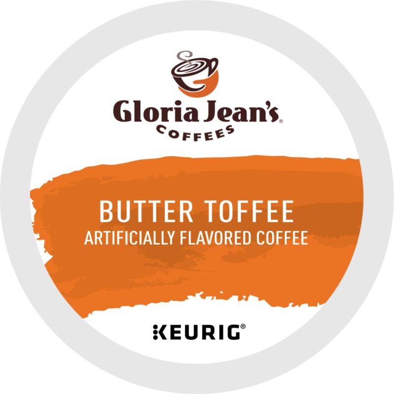 Gloria Jean’s Butter Toffee Medium Roast Coffee K-Cup Pods, 96 Count, Arabica, Recyclable - Image 5