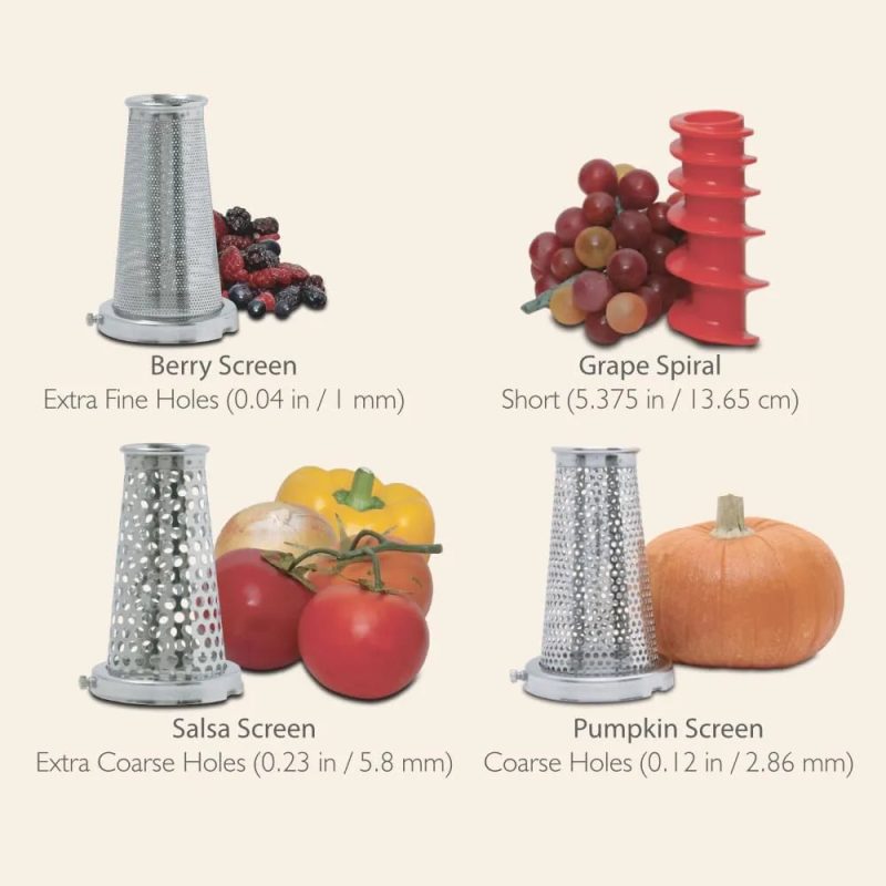 KITCHEN CROP Johnny Applesauce Ketchup Maker Peel Off Produce Food Strainer - Image 5