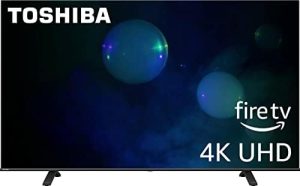 TOSHIBA 50-inch Class C350 Series LED 4K UHD Smart Fire TV with Alexa Voice Remote (50C350LU  2023 Model)