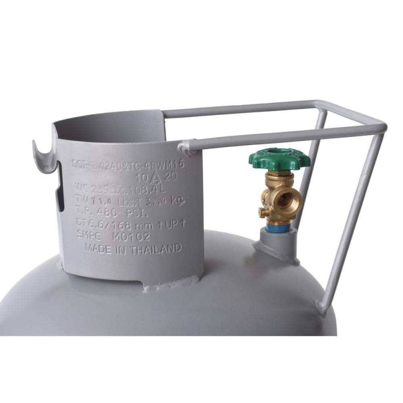 100 lbs. Horizontal and Vertical Hog Propane Cylinder with Wheels - Image 4