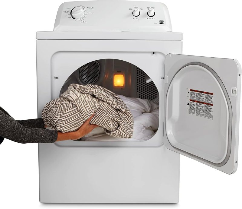 Kenmore 29" Front Load Electric Dryer with Wrinkle Guard and 7.0 Cubic Ft. Total Capacity, White - 图片 4