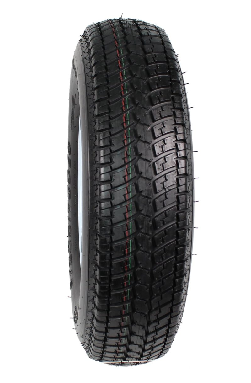 2-Pack Trailer Tire On Rim ST205/75D15 205/75 D 15 in. LRC 5 Hole White Spoke - Image 5