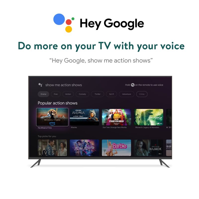 Onn. 4K Pro Streaming Device with Google TV, 4K UHD, Dolby Vision & Atmos, Hands-Free Voice Control, Wi-Fi 6, Smart Hub - Image 4