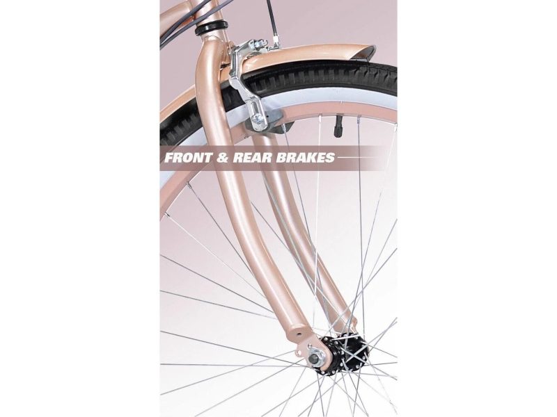 Kent 26 in. Bayside Women's Cruiser Bike, Rose Gold - MadeInUSA - Image 9