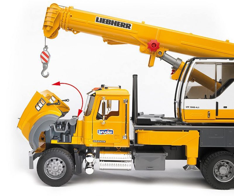 Bruder Granite Liebherr Crane Truck - Image 8