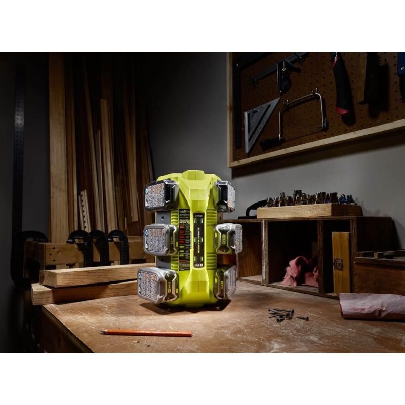 RYOBI ONE+ 18V Super Charger Kit with (2) 1.5 Ah Battery and (2) 4.0 Ah Battery - Image 9