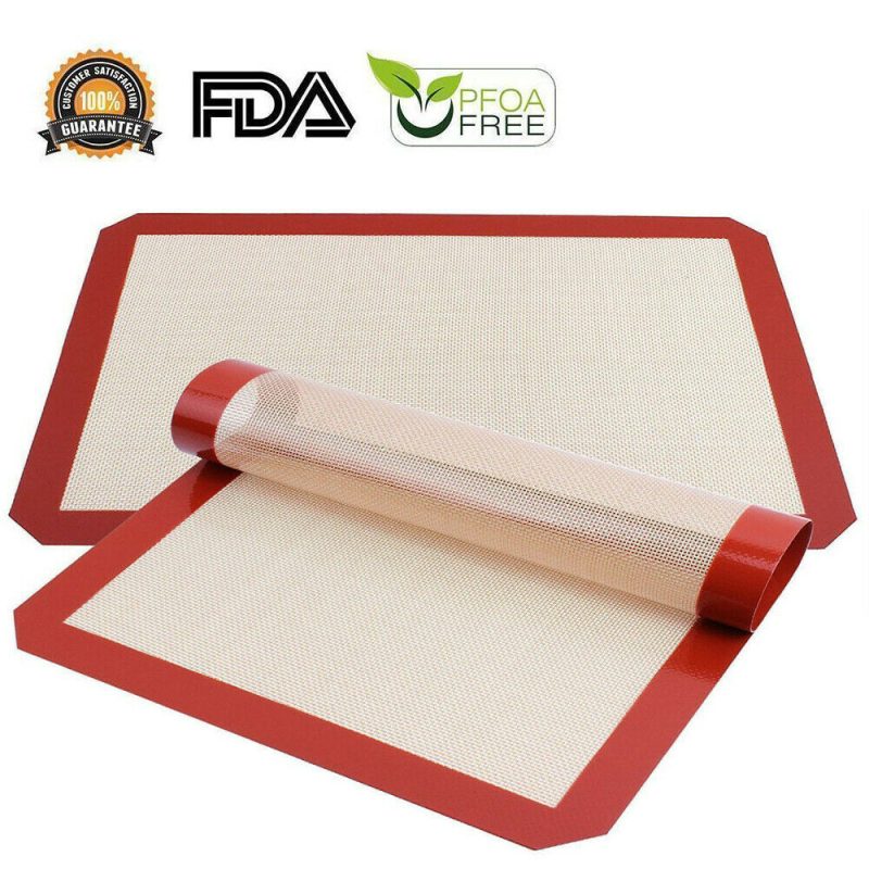 3-Pack Silicone, Nonstick, Heat Resistant, Baking Oven Mats - Image 2