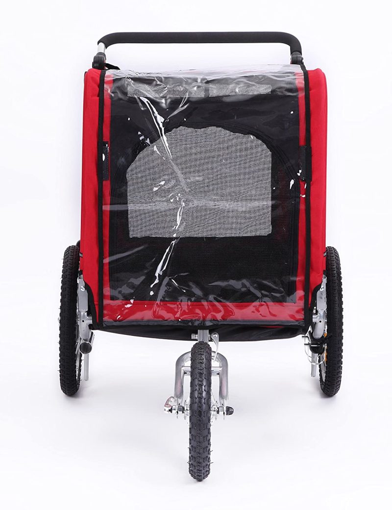3 in 1 Luxury Large Sized Bike Trailer Bicycle Pet Trailer/Jogger/Dog Cage with Suspension 10308 - Image 4